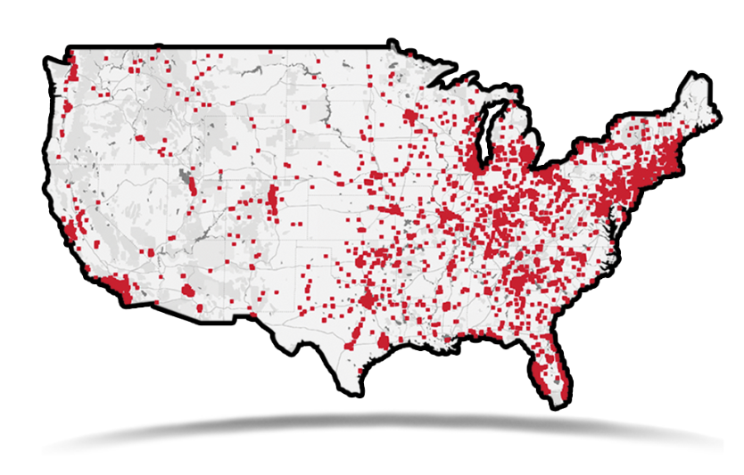 Local Solutions with National Strength map