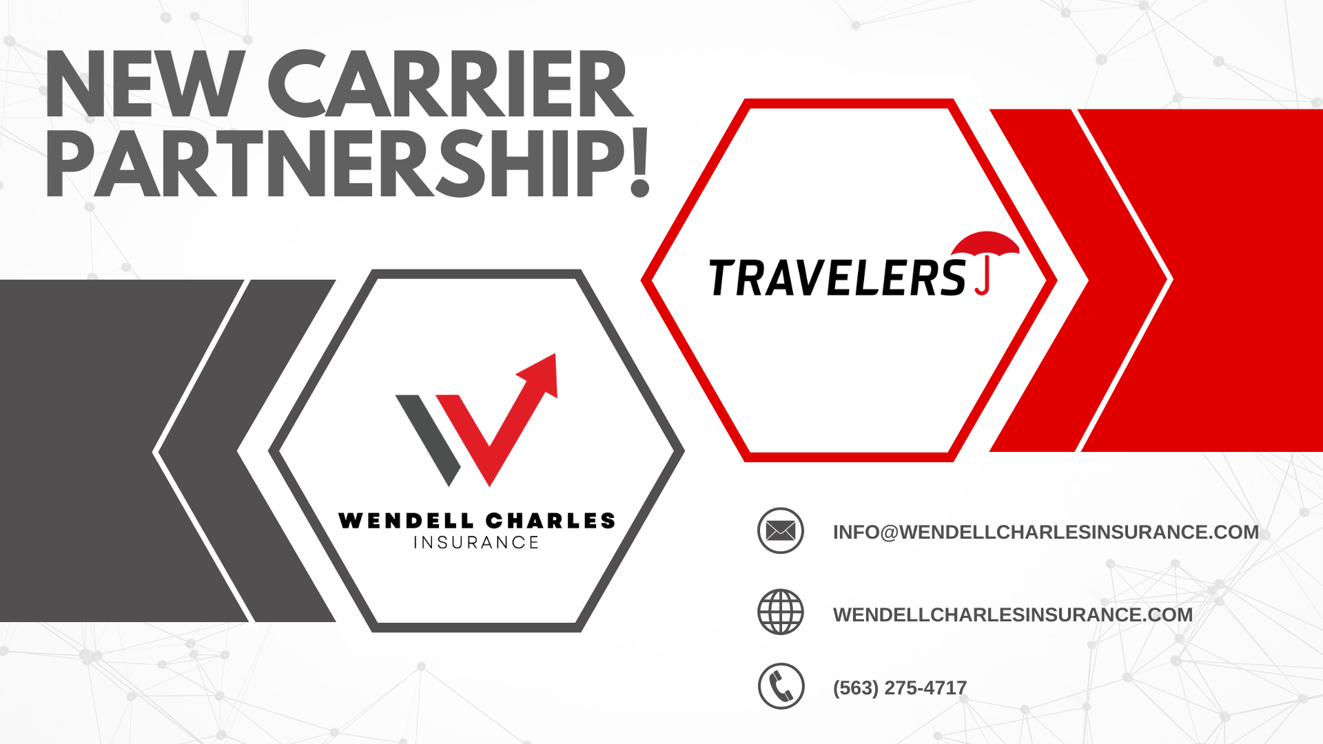 Wendell Charles Receives Travelers Insurance Appointment